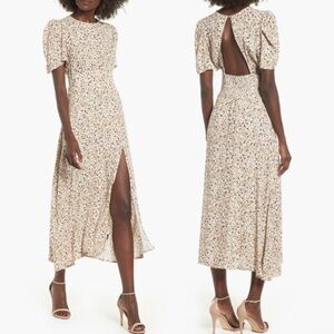 AFRM Nordstrom rack Open -Back Midi Dress